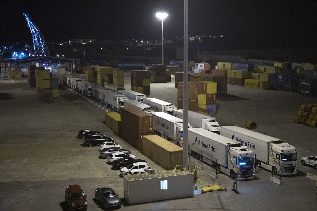 Embarque camiones embarque Cartagena Tolu00f3n (Foto APC)