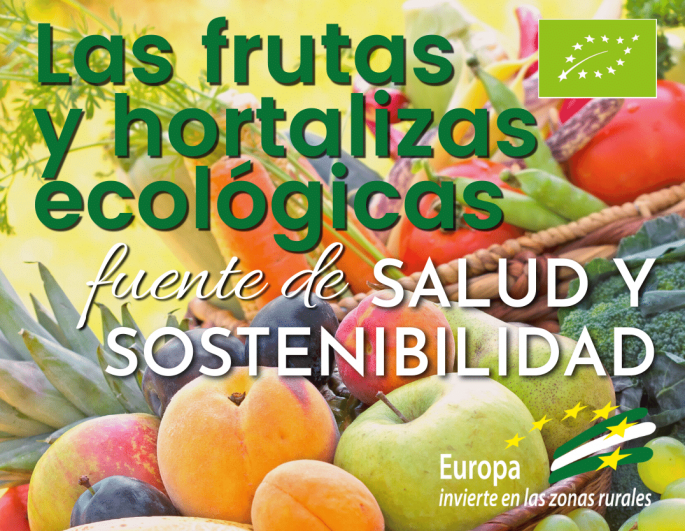 Campaña  frutasecológicas Andalucía (Cartel Ecovalia)