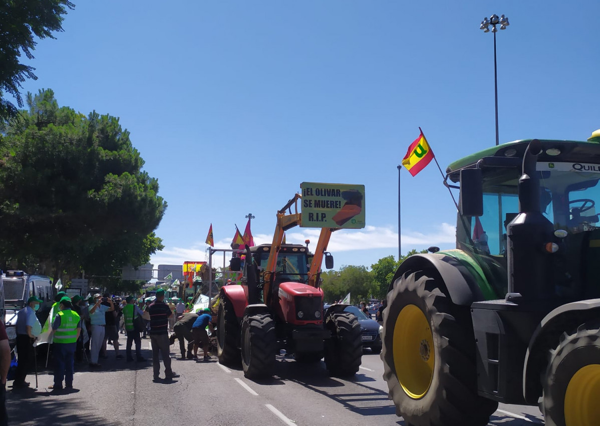 Tractorada Madrid (Foto Uniu00f3n de Uniones)