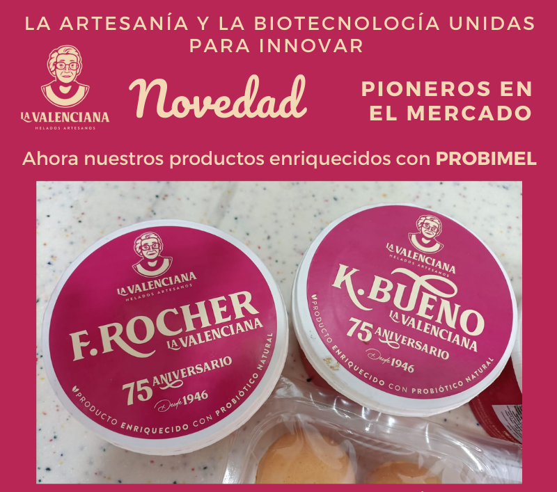 Helados con probióticos (Foto Helados La Valenciana FB)