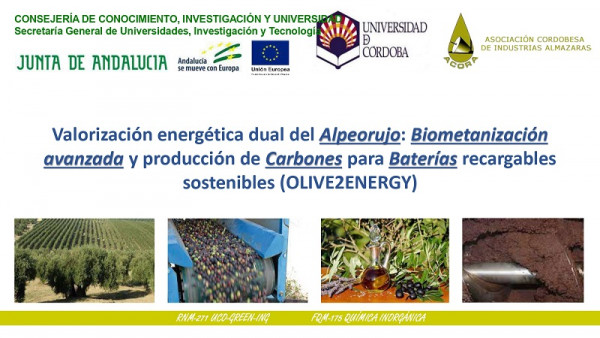 Proyecto Alperujo aceite oliva (Imagen Universidad de Cu00f3rdoba)