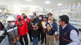 Inauguración planta alpaca 2 (Foto PCM Gobierno Perú)
