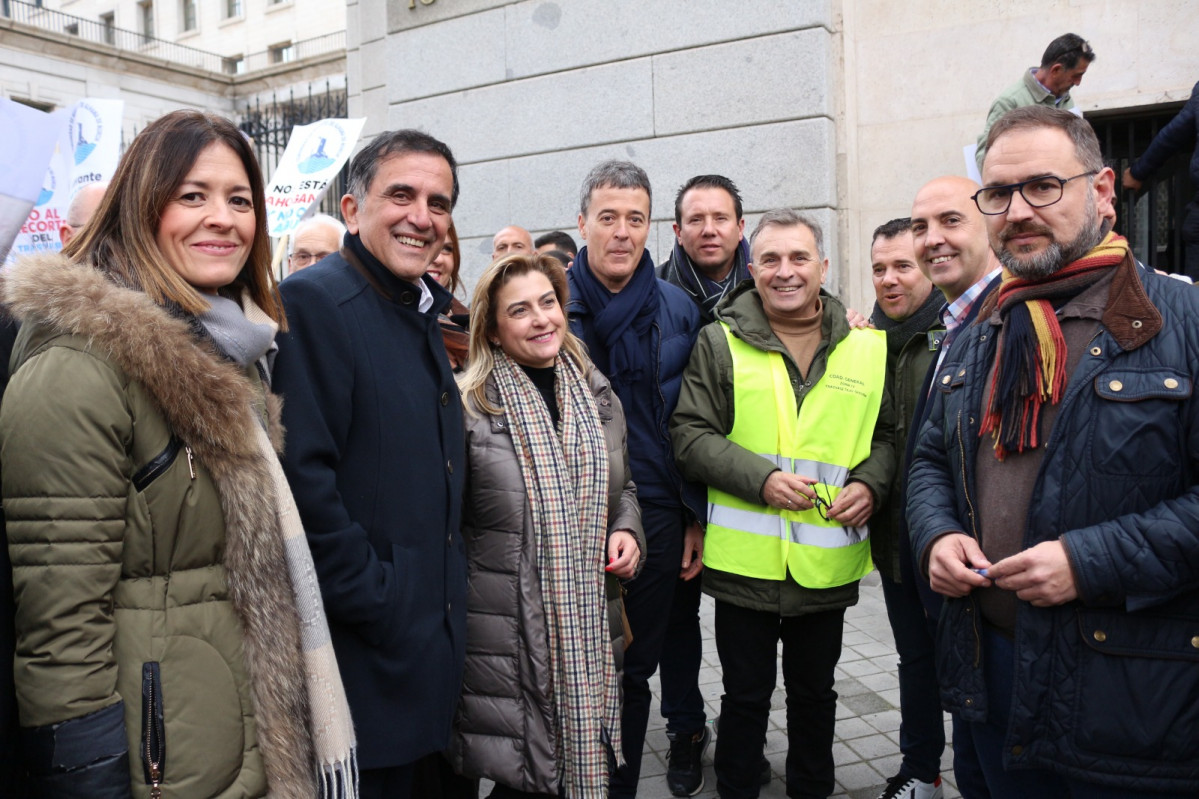 Alcalde de Murcia y Carmina Fernu00e1ndez (Foto PSRM PSOE)