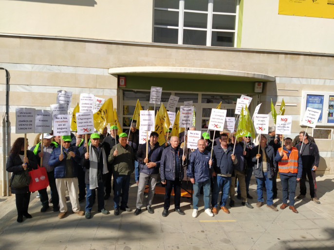 Protesta en Valencia ASAJA Alicante