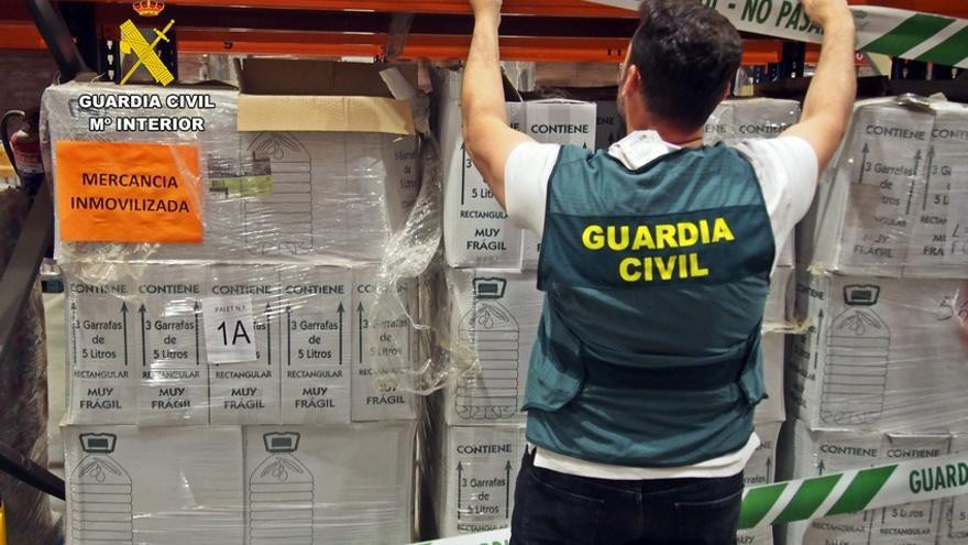 OP Aceite olica mezclado (Foto Guardia Civil)