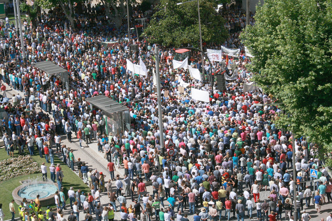 Protesta (Foto Asaja Córdoba)
