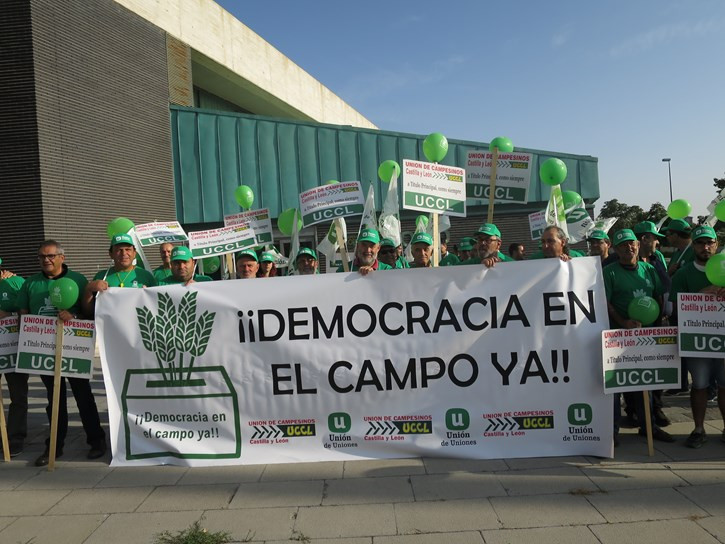 Protesta representatividad democracia en el campo (Foto Uniu00f3n de Uniones)