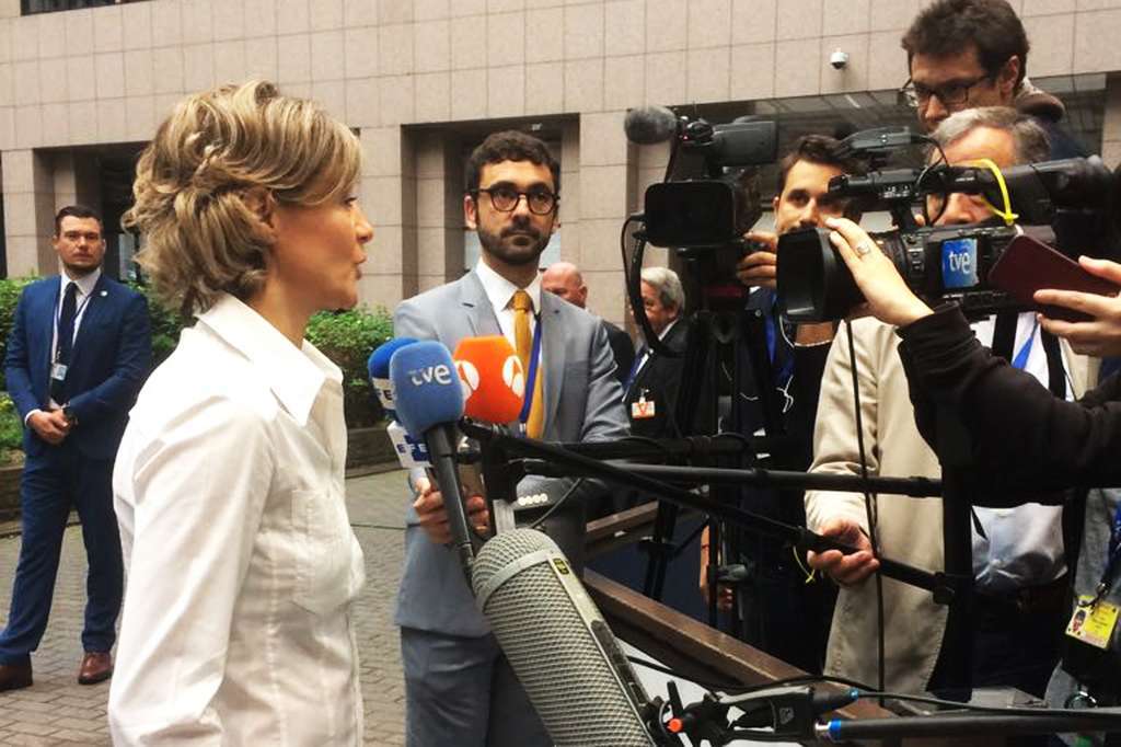 GTejerinadeclaracionesmediosBruselasFotoMapama