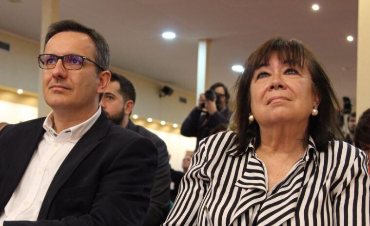 Conesa y Narbona Conferencia Agua Torre Pacheco (Foto PSRM TT)