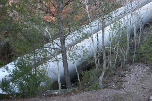Tubería trasvase Tajo Segura (Foto Gobierno CLM)