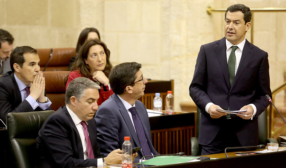 JMM Parlamento andaluz (Foto Junta de Andalucu00eda)