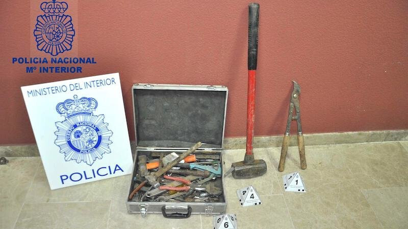 Robo fuerza (foto policia nacional)