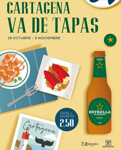 Cartel Cartagena Va de Tapas oct nov 2019
