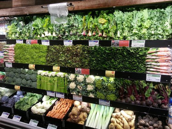 Mostrador Productos Hortalizas (Foto La Unió)