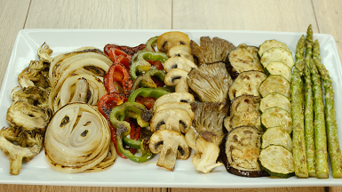 Verduras a la plancha (Foto 1001 Sabores Reg de Murcia)