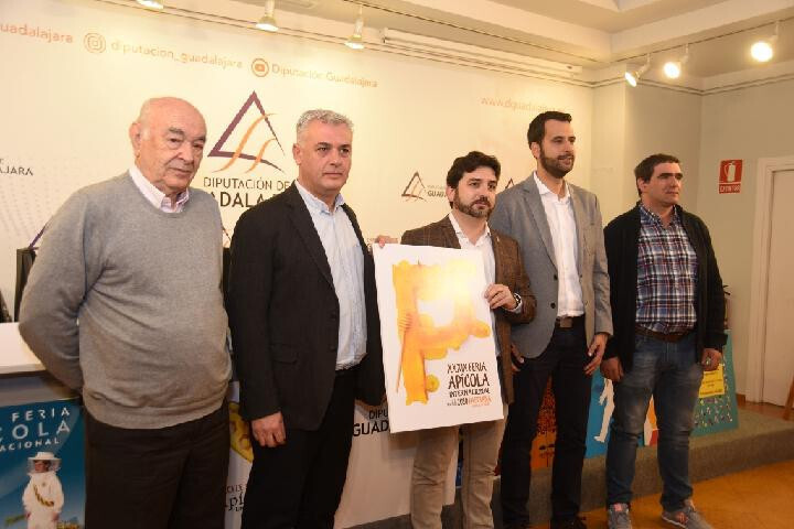 Cartel Feria Apu00edcola Pastrana diseu00f1ado murciano Rubu00e9n Lucas (Foto Diputaciu00f3n Guadalajara)