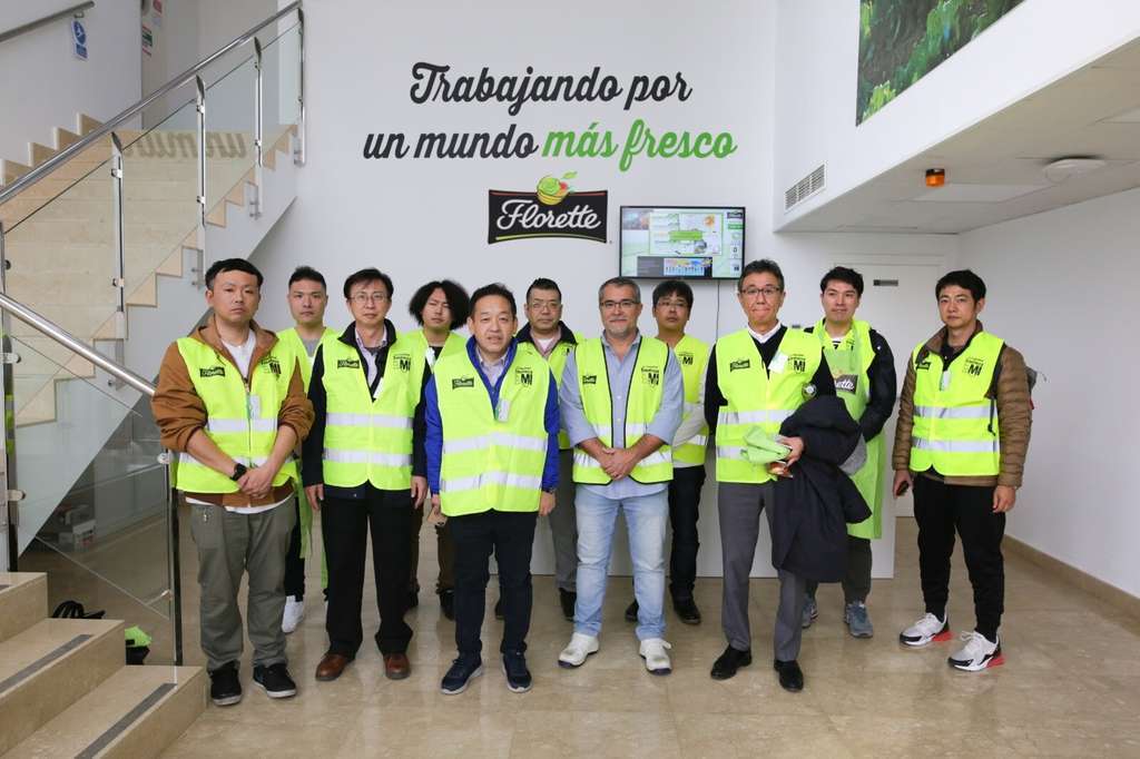 Visita japoneses florette (foto florette)