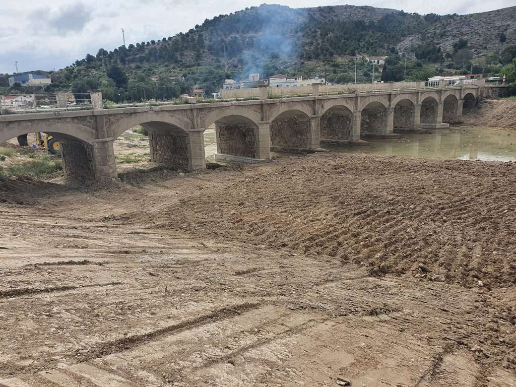 Rambla de Abanilla a su paso por Benferri (Foto CHS)