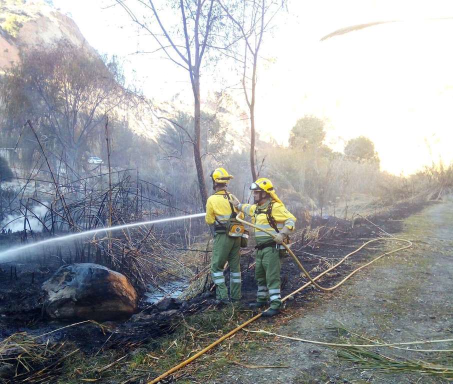 Dispositivo Thader contra incendios (Foto CARM)