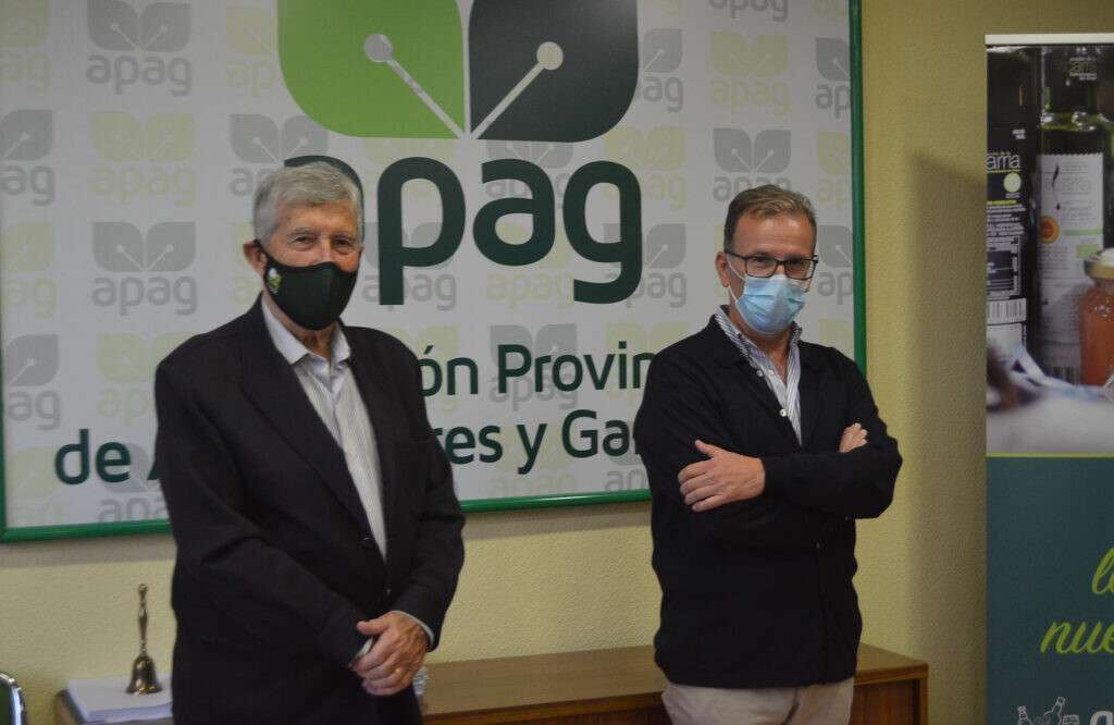 Antonio Zahonero con Juan Jose Laso (Foto APAG)