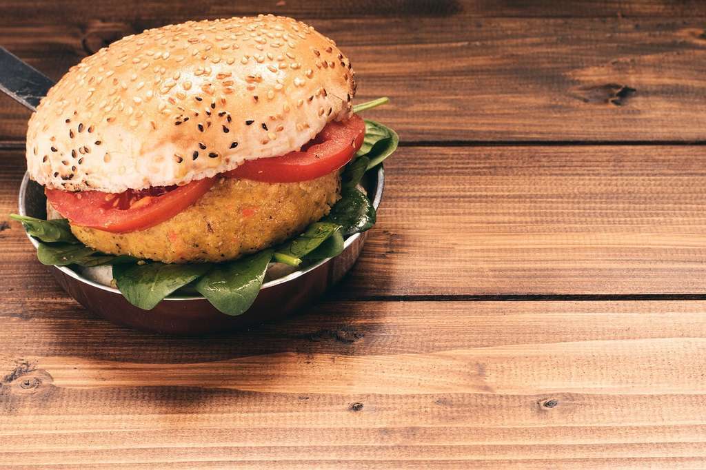 Hamburguesa veggie vegetariana (Foto Pixabay)