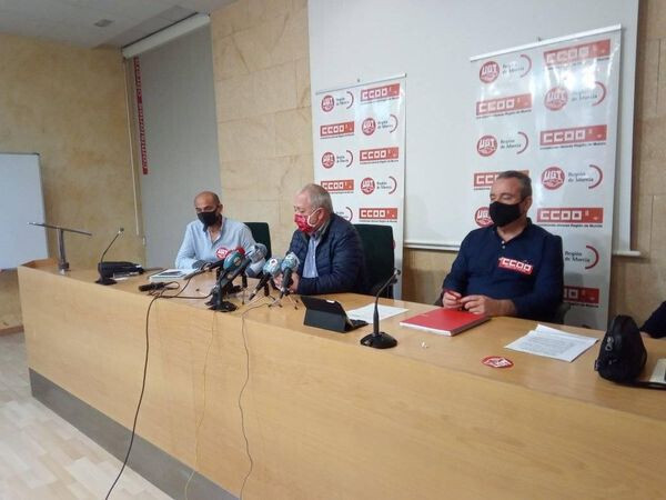 RdP UGT y CCOO huelga campo (Foto UGT RM)