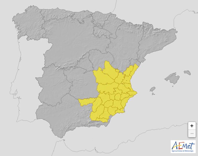 Alerta amarilla lluvia y granizo 22 04 2021