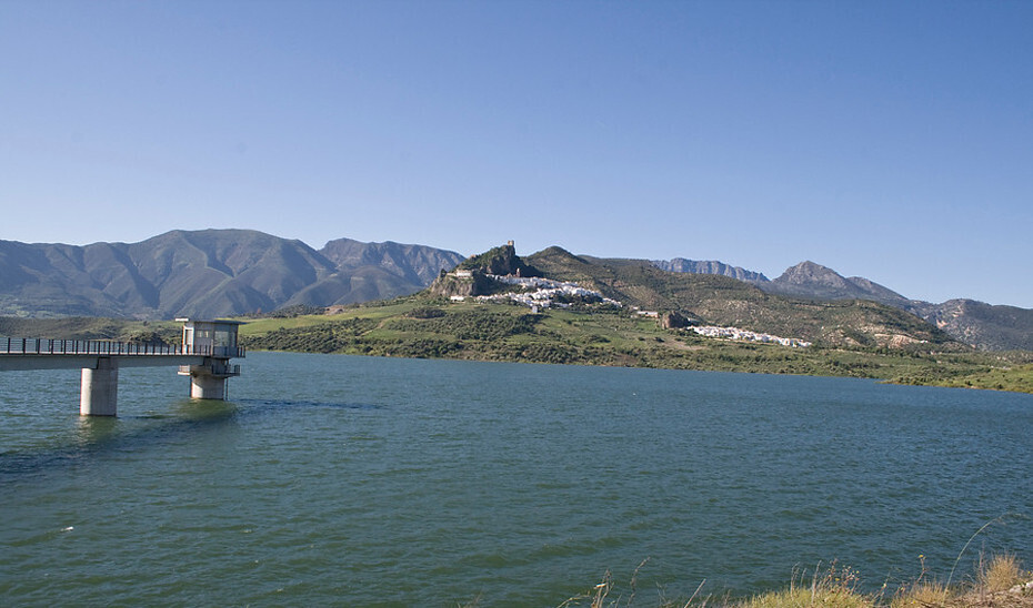 Pantano de Zahara de la Sierra Cuenca Guadalete Barbate (Foto Junta de Andalucu00eda)