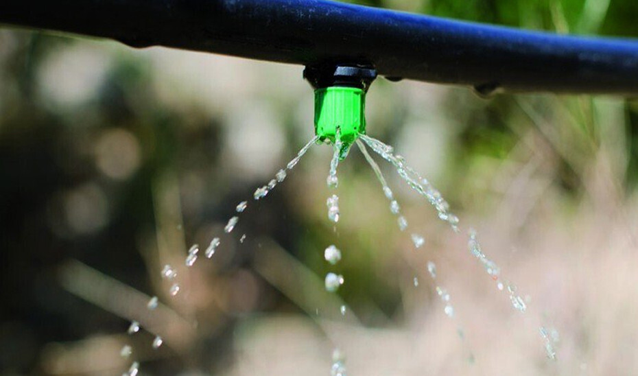 Sistema regadu00edo agru00edcola agua (Foto Junta de Andalucu00eda)