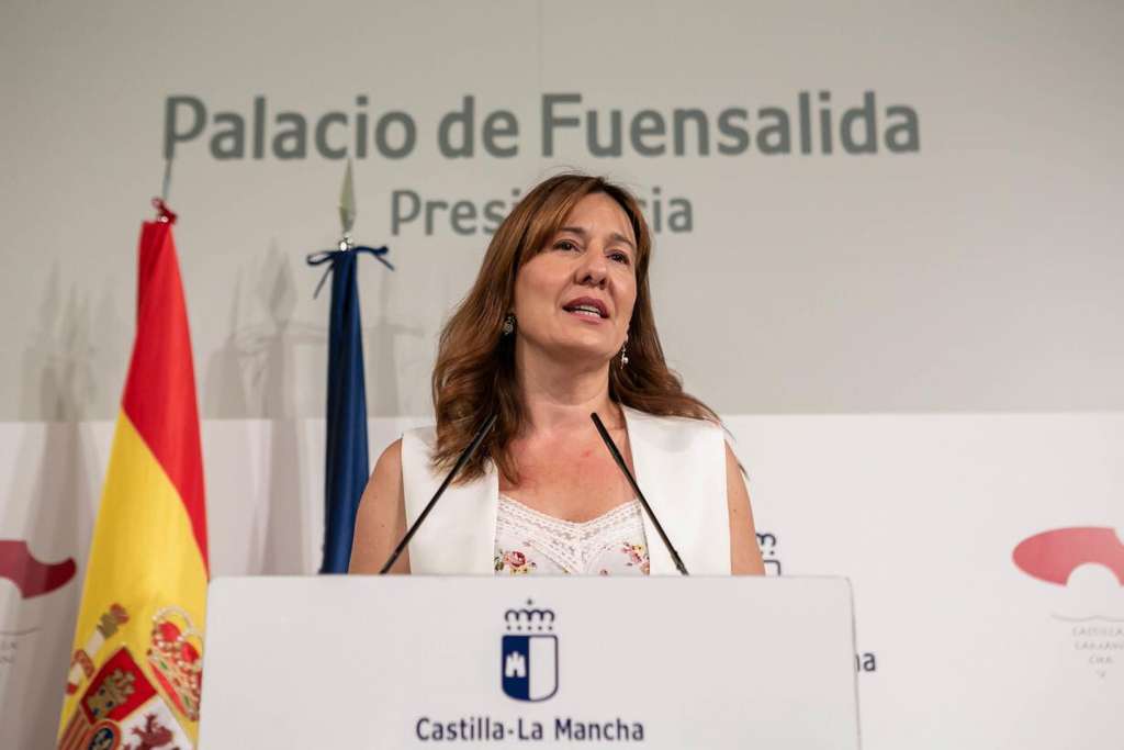 Consejera portavoz (Foto Gobierno CLM)