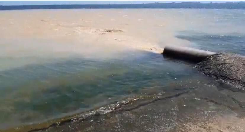 Vertido Tubería Mar Menor (Foto Ayto San Javier FB)