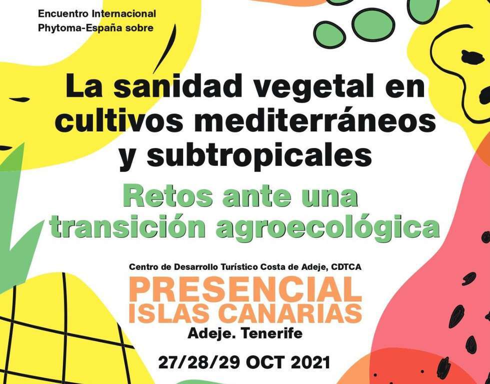 Cartel Phytoma Congreso Adeje Tenerife