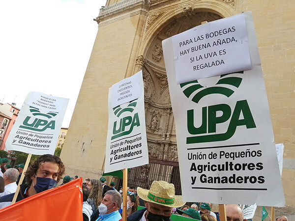 Manifestaciu00f3n Protesta Logrou00f1o Precios Justos (Foto UPA)