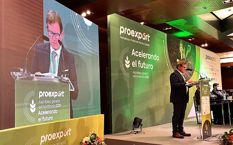 Discurso Mariano Zapata tras su elección como presidente (Foto Proexport)