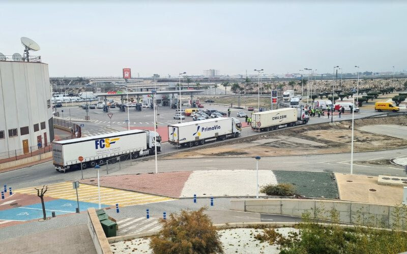 Huelga del Transporte dic 2021 (Foto FROET)