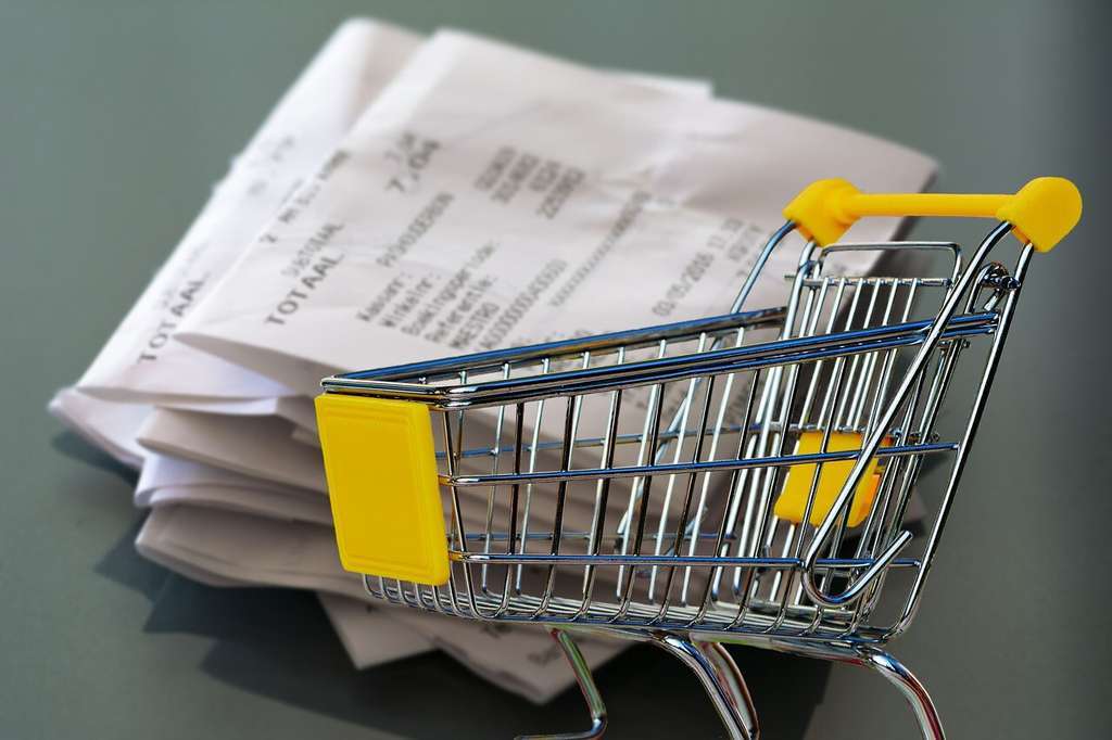 supermercado precio carrito recibo ticket (Foto Pxby)
