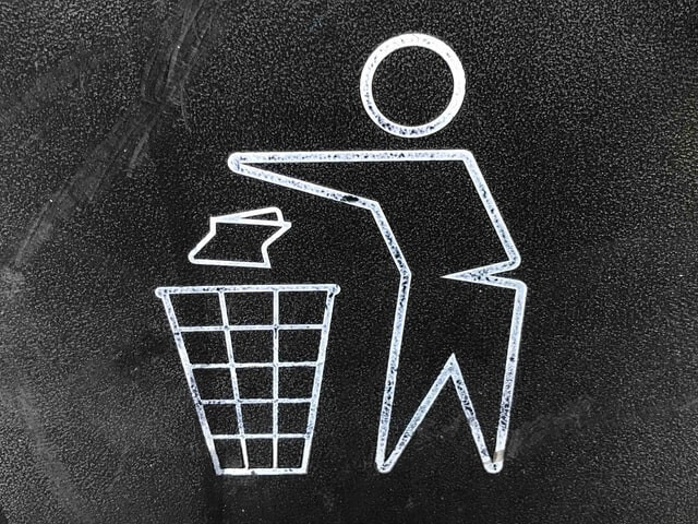 Logo reciclaje papelera