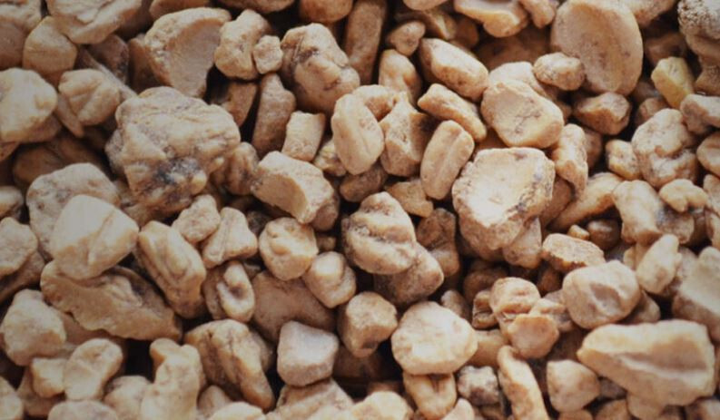 Huesos de oliva como biomasa (Foto Cooperativas Agroalimentarias)
