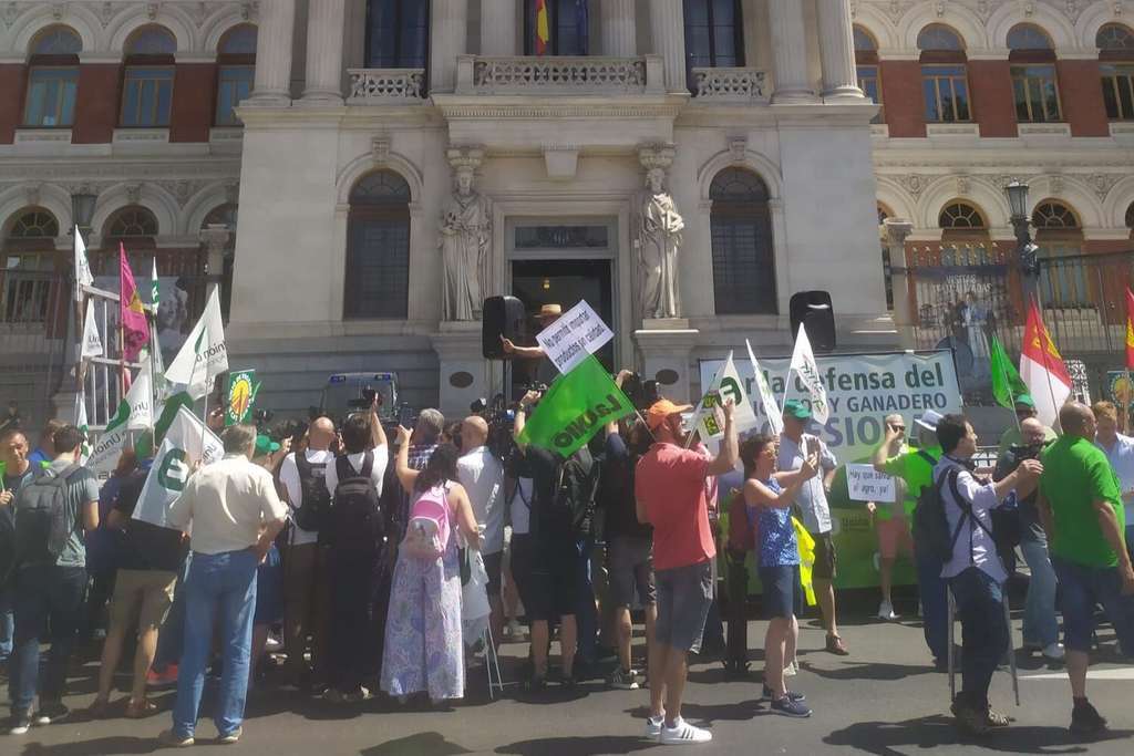 Tractorada Madrid julio 2023 (Foto Unión de Uniones FBRRSS)