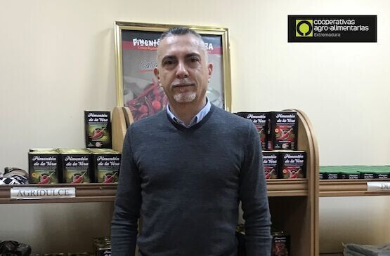 Juan Hernu00e1ndez presidente DOP Pimentu00f3n de la Vera (Foto Coop AgroAlimentarias Extremadura)