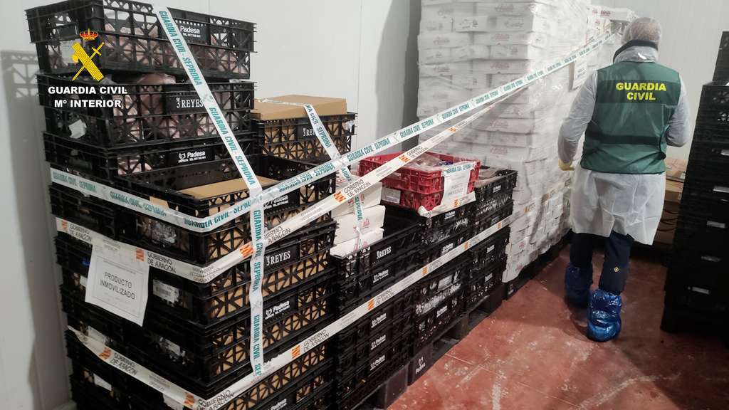 2023 07 26 op potacar alimentos zaragoza 01 (Foto Guardia Civil)