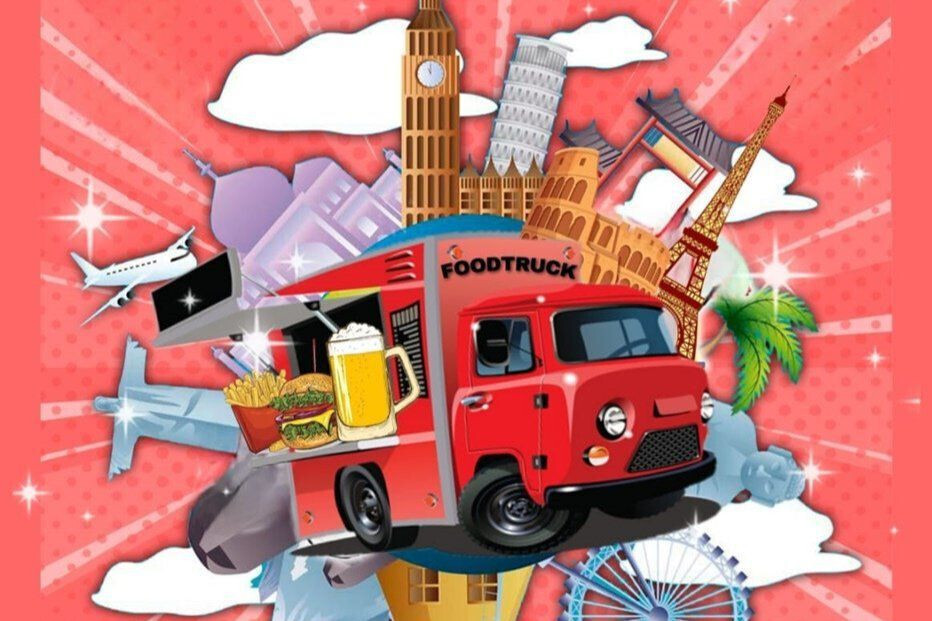 Cartel Campeonato del Mundo de Foodtrucks Mérida septiembre 2023