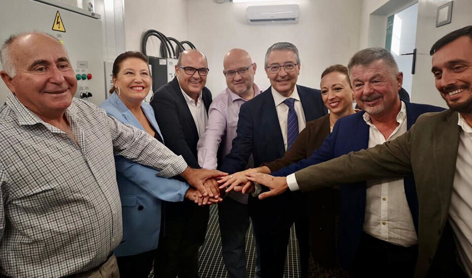 Carmen Crespo Axarquu00eda EDAR (Foto Junta de Andalucu00eda)