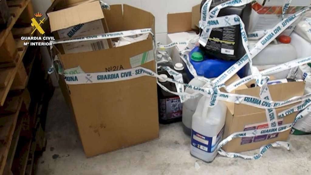 Intervenciu00f3n fitosanitarios Bigastro (Foto Guardia Civil)