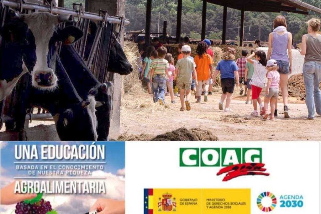 Campaña COAG colegios institutos educación alumnos (Cartel COAG)