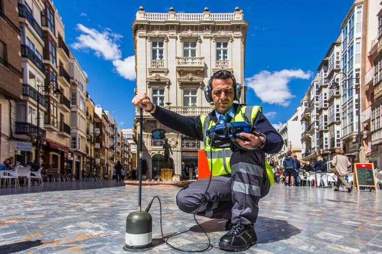 Buscafugas agua Cartagena (Foto Hidrogea)