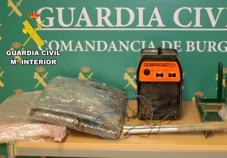 Pastor Elu00e9ctrico recuiperado (Foto Guardia Civil)