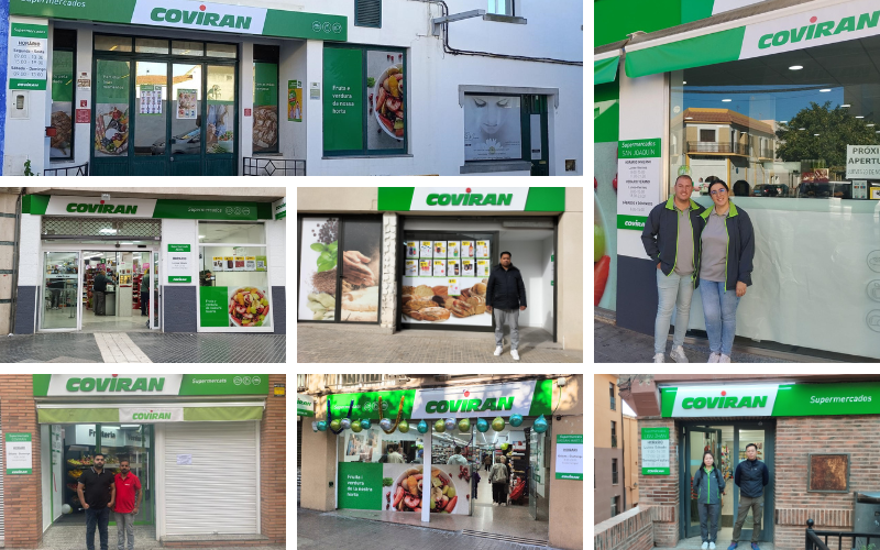 Collage aperturas noviembre supermercados (Foto Coviru00e1n pressmedia)