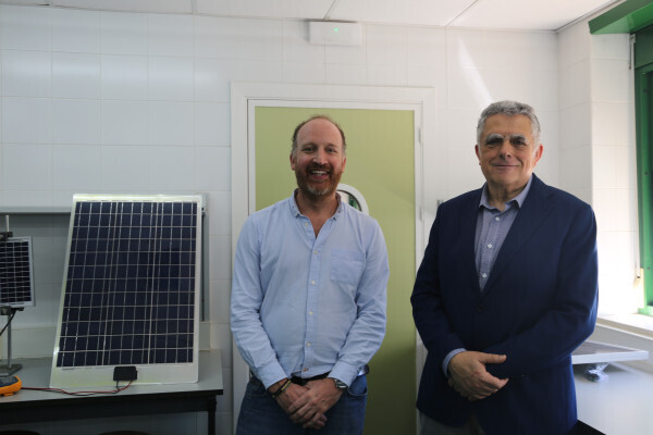 Agrivoltaica Luis Manuel Fernu00e1ndez de Ahumada y Rafael Lu00f3pez Luque (Foto UCO)