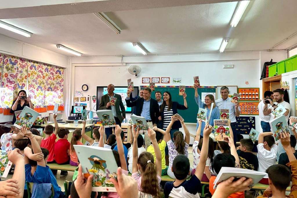 Comic ganadería escolares (Foto Ayto Lorca)